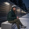 Шапка Nikibo Reflective колір чорний/сірий 20020304-107