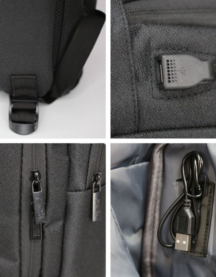 Рюкзак для подорожей Nikibo Sleek колір чорний 30010805-01